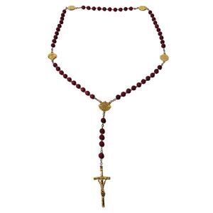 Catholic Rosary Basilica St Pietro Giovanni Laterano Maria Maggiore Gold Tone
